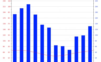 Climate graph Nambucca Heads