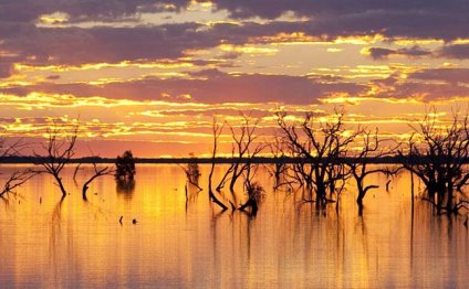 Sunset Strip at Lake Menindee