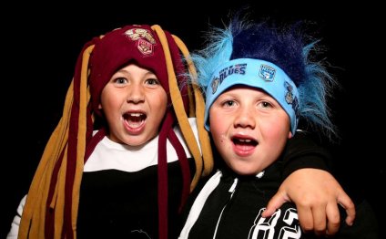 State of Origin fans show