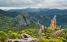 Breadknife and Grand tall Tops, Warrumbungle National Park